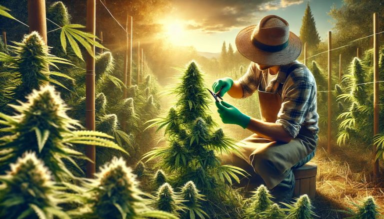Cannabis harvesting and yield