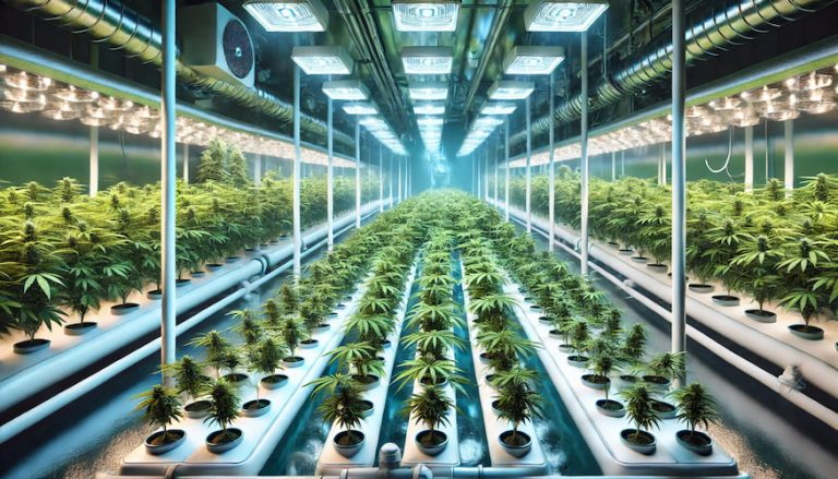 Hydroponic cannabis cloning