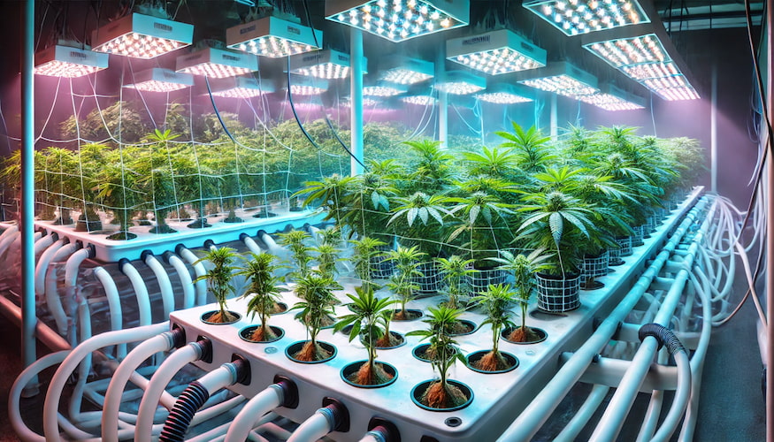 Hydroponic systems for marijuana cloning 