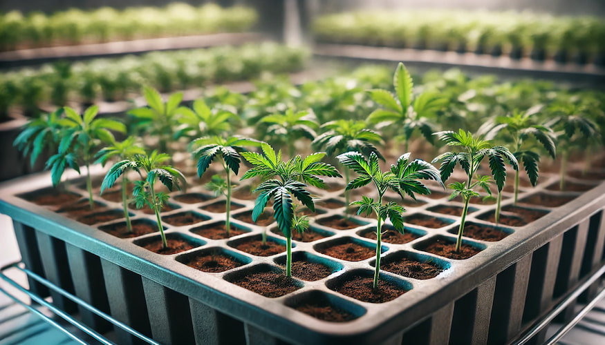 Female cannabis clones