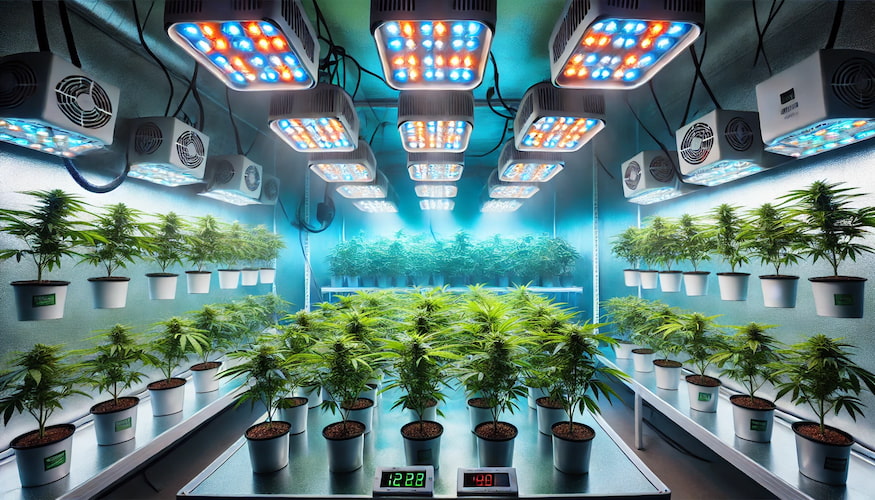 Light requirements for cannabis clones