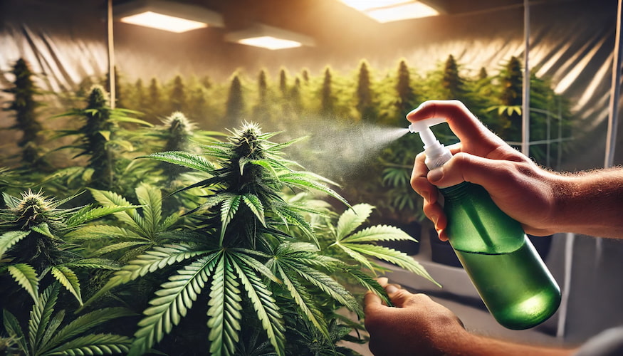 Organic pest control methods for cannabis