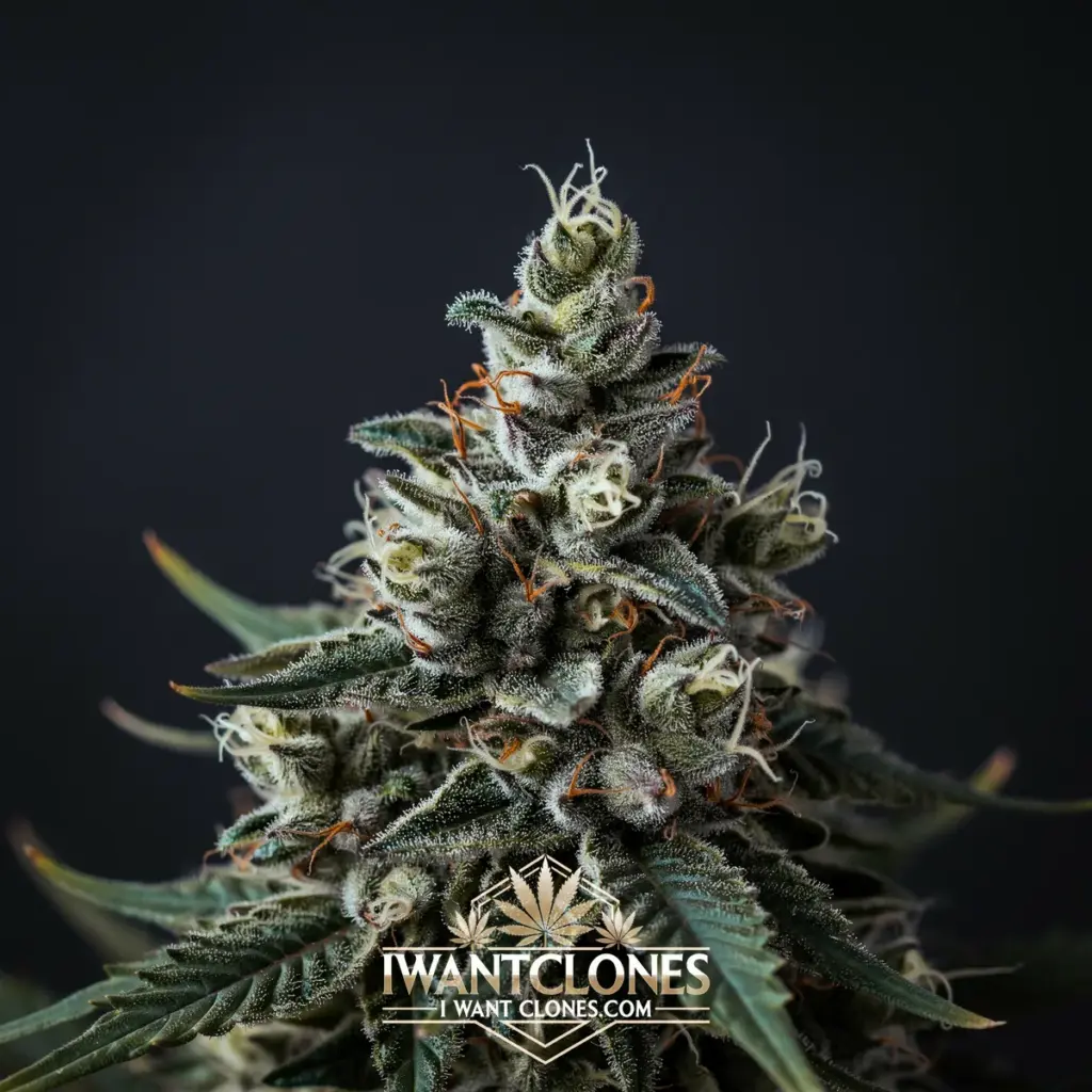 Freshly rooted Cap Junky hybrid cannabis clone from I Want Clones