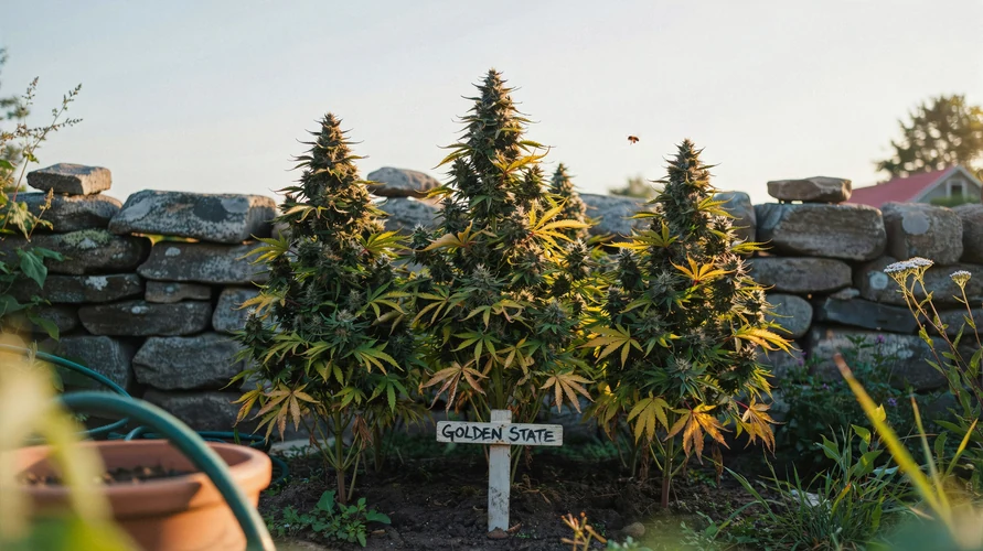 Outdoor cannabis garden in Connecticut
