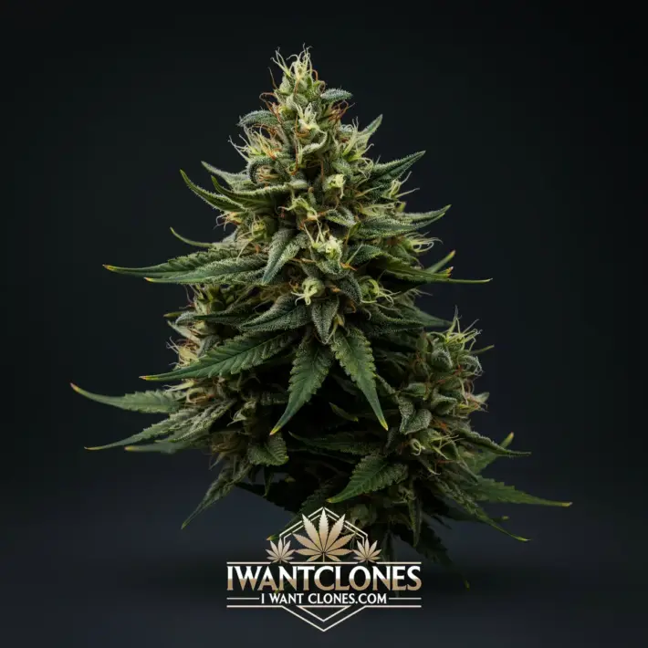 Freshly rooted Garlic Breath indica cannabis clone from I Want Clones