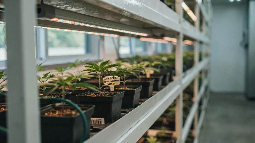 Indoor cannabis grow setup in Washington